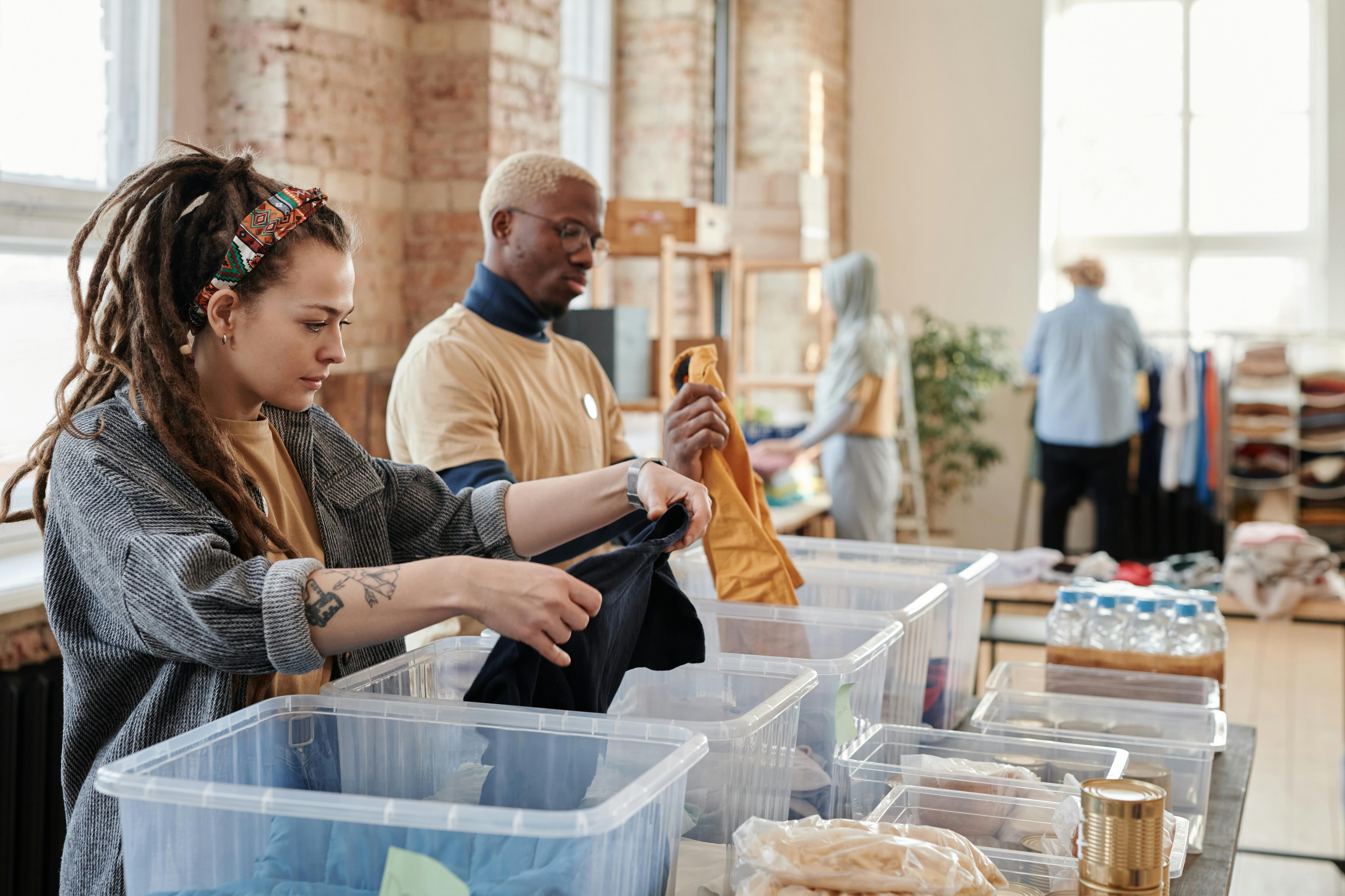 Volunteers at Keith's Closet